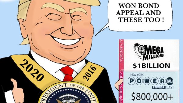 Trump bond: Darcy cartoons