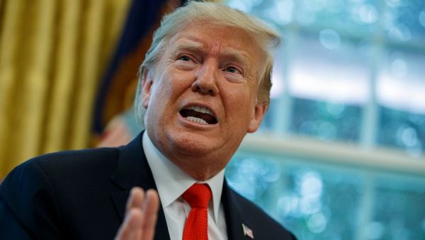 Trump says US will experience ‘period of transition’ when asked if economy could see a recession this year