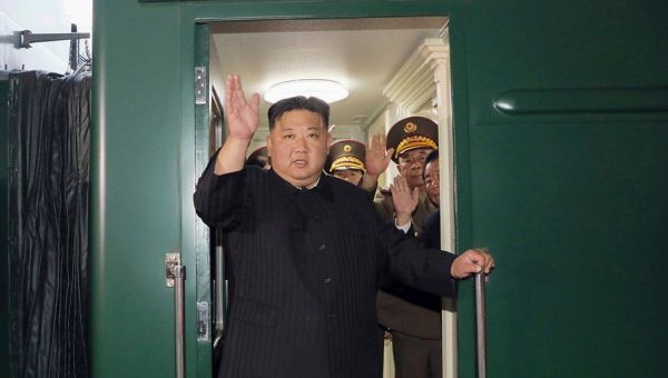 North Korea’s Kim Jong Un arrives in Russia ahead of meeting with Vladimir Putin