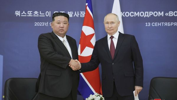 North Korea's Kim vows full support for Moscow at a summit with Putin in Russia