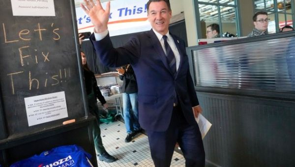 Snow excuse: Brave the elements to vote for Tom Suozzi