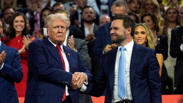 Bandaged Trump appears at Republican convention days after assassination bid