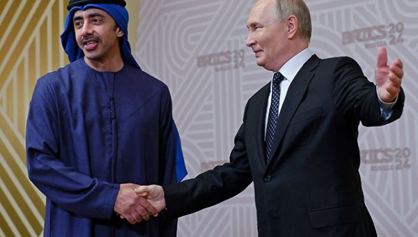 Anti-U.S. BRICS Summit Begins with Putin Meet-and-Greets, Calls to Dump the Dollar