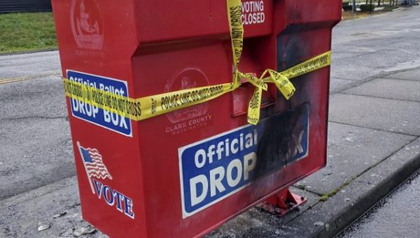 Ballot boxes torched