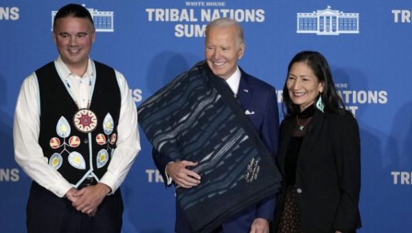 Biden designates national monument at site of notorious Native American boarding school