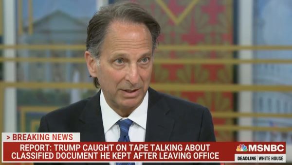 'Game Over': Former Mueller Prosecutor Says Trump Will Be Indicted Over Reported Audio of Him Talking About Classified Docs