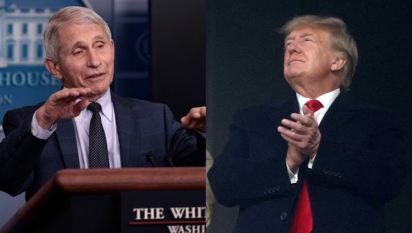Did Trump Really Kiss Fauci? DeSantis Ad Seemingly Uses AI Imagery
