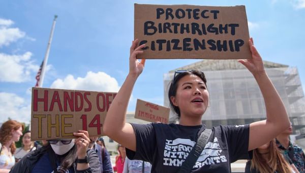 New Jersey leads the arguments on birthright citizenship before the Supreme Court