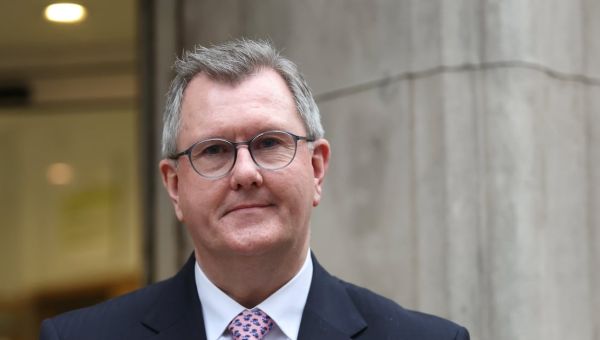 Sir Jeffrey Donaldson says UK government command paper heralds removal of Irish Sea border