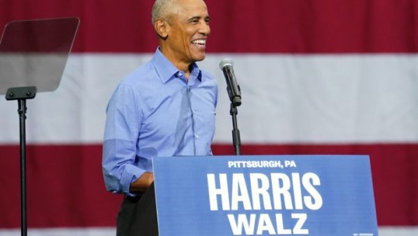 Obama Stumping for Kamala: Hating and Race-baiting