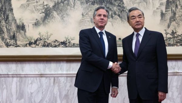 Biden meets with Chinese FM Wang, sets up expectation for meeting with Xi - UPI.com