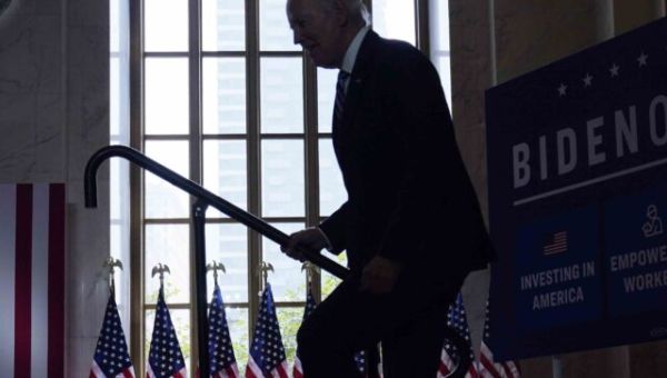 Dark Brandon: Biden Gives ‘Bidenomics’ Speech in Semi-darkness