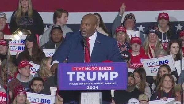 Donald Trump endorses Mark Robinson for governor at Greensboro rally