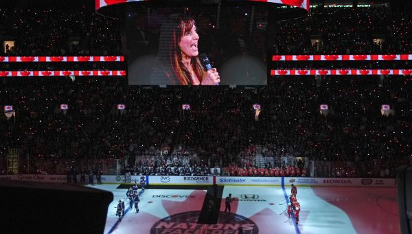 Singer of Canadian Anthem at 4 Nations Face-Off Changes Lyric to Protest Trump’s 51st State Remarks