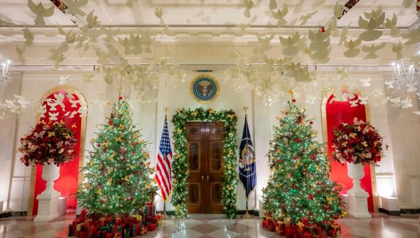 We Got a Sneak Peek at the White House Holiday Decorations — Here Are All the Details