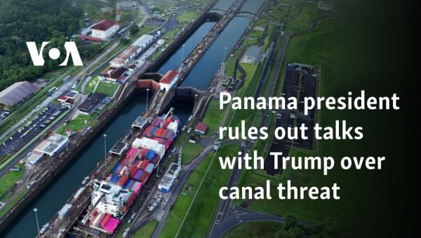 Panama president rules out talks with Trump over canal threat