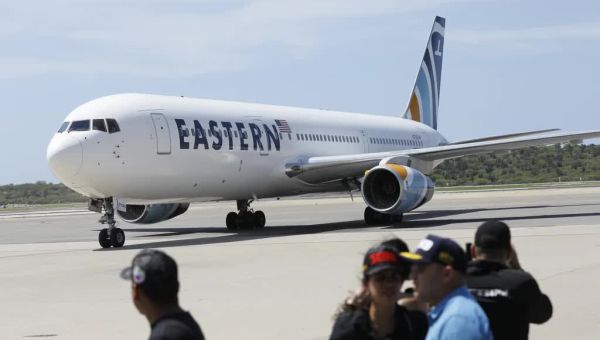 First 'self-deporting' migrant charter flight leaves US
