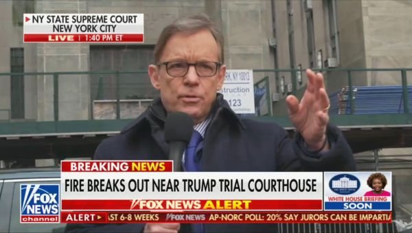 ‘Get a Fire Extinguisher!’ Fox Correspondent Pleads For Help As Man Sets Himself on Fire Outside Trump Trial