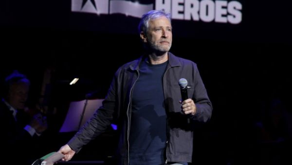 Jon Stewart lays down the truth on Donald Trump’s NFT trading cards