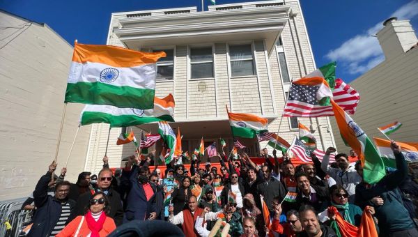 Indians gather in solidarity after San Francisco consulate attack - Asian News from UK