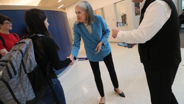 Congresswoman Katherine Clark tells high school students the best way to reform gun laws is by voting out current Congress – The Boston Globe