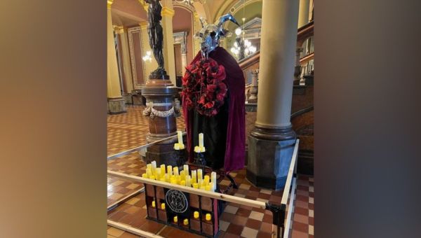 Navy vet charged with hate crime for smashing satanic statue in Iowa capitol gets support from conservatives