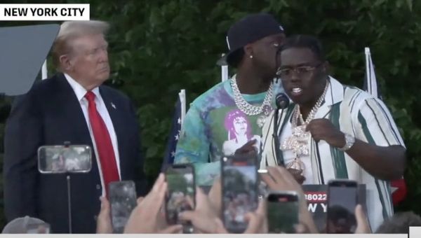 Social Media Reacts To Sheff G And Sleepy Hollow Supporting Donald Trump At His Bronx Rally