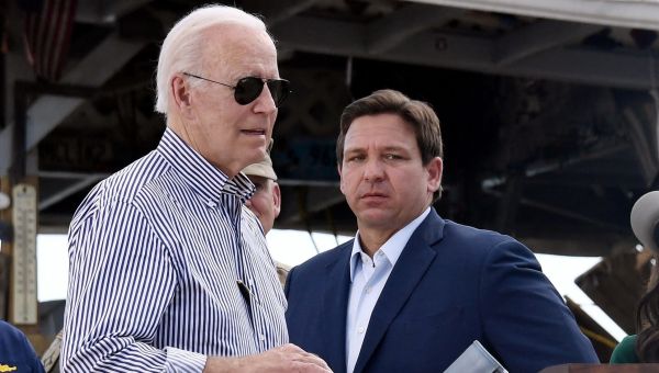 Biden Praises DeSantis In Florida While Surveying Hurricane Ian ...