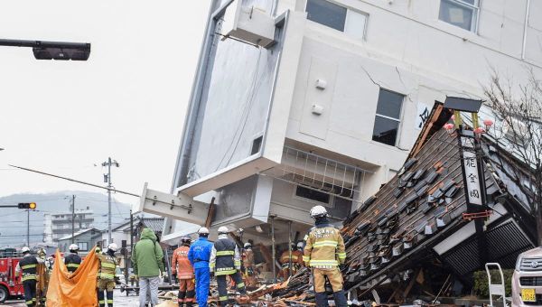 Rescuers race against clock to save those trapped by Japan earthquake