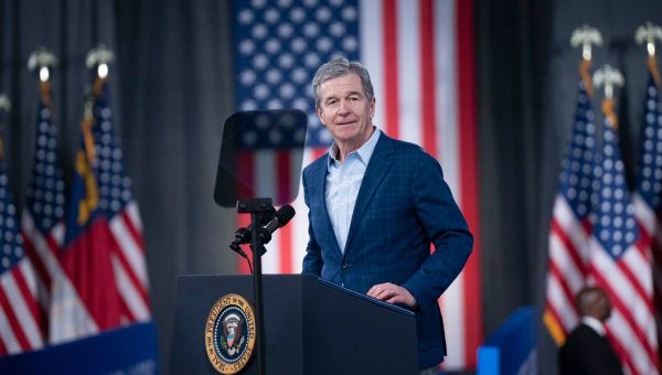 North Carolina governor Roy Cooper is bowing out of Harris VP contest