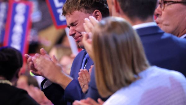 The Response to Tim Walz’s Son’s Proud Tears at the DNC Is a Telling Look At Masculinity & Emotion