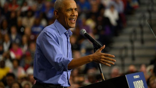 Barack Obama Urges Black Male Voters to Step Up for Kamala Harris in Rousing Speech