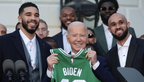 Celtics’ Derrick White shares details from White House visit