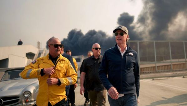 Trump Calls For Newsom’s Resignation Amid Ongoing Los Angeles Wildfires Crisis