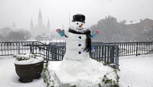 Parts Of Florida And Louisiana Have More Snow Than South Dakota