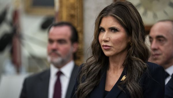 Man believed to be Noem purse snatcher in custody; 2nd being sought