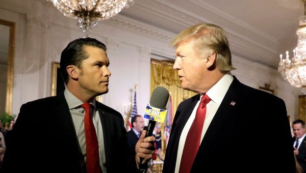 Trump Makes Fox News Star His Pentagon Chief