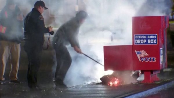 Cops Say ‘Targeted’ Arson Attacks in Oregon and Washington Damage Hundreds of Ballots