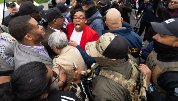 N.J. Congresswoman slammed her forearm into the body of agent, pushed ICE officer, feds allege