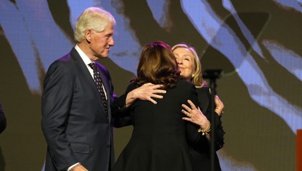 ‘On speed dial’: Hillary Clinton working closely with Kamala Harris to elect first female president