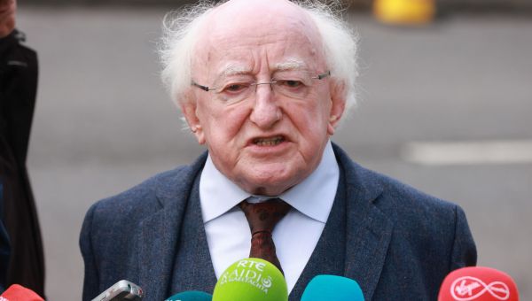 Higgins Condemns Shooting of PSNI Officer