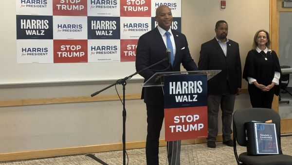 Maryland Gov. Wes Moore campaigns for Harris in Philadelphia day before presidential debate * Pennsylvania Capital-Star