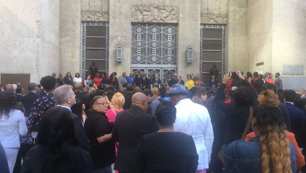 People pay final respects to Sheila Jackson Lee at City Hall | Houston Public Media