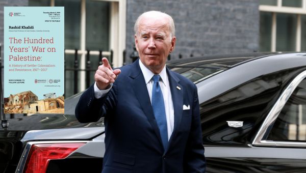 Biden spotted holding anti-Israel book during Black Friday shopping excursion