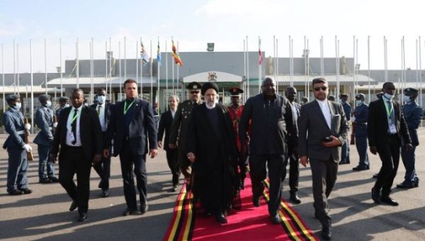 Iranian President Ebrahim Raeisi arrived in Harare