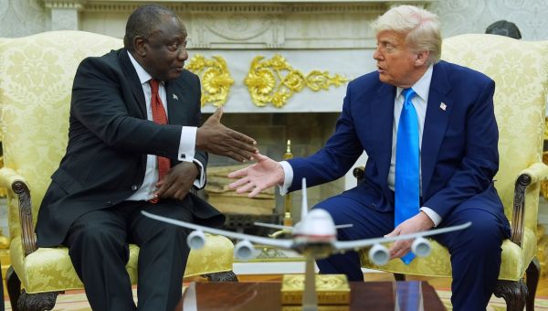 Trump says white South African farmers face ‘opposite’ apartheid, threatens to get Elon Musk involved