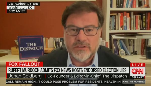Ex-Fox Newser Jonah Goldberg Speaks Out: Fox ‘Created a Monster with Their Own Audience That They Were Then Terrified Of’