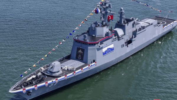New North Korean Warship Suffers Serious Hull Damage During Launch