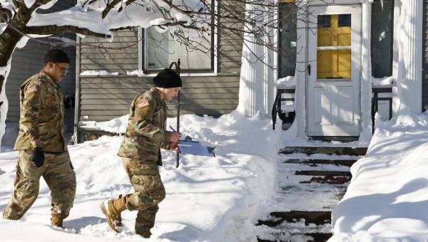 National Guard goes door to door in Buffalo to check on blizzard victims