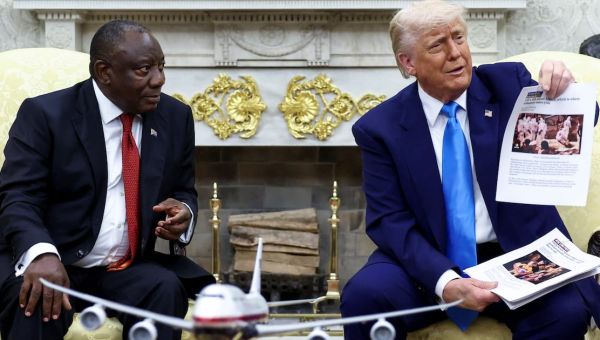 South African Paper Slams Trump for Ambushing Country’s Prez